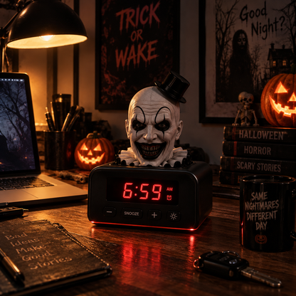 ART O'CLOCK™ Pop-Up Horror Alarm Clock